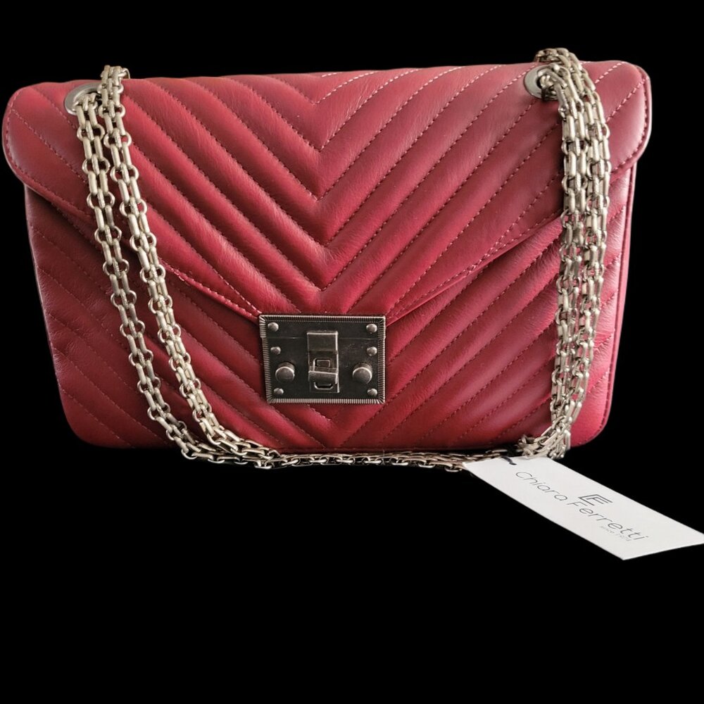Chiara Ferretti Italian Leather Bag